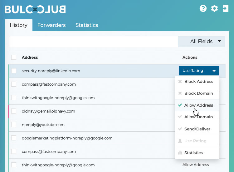 Bulc Club - Allow Address