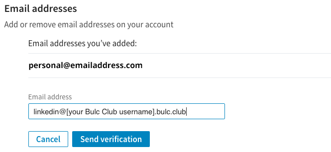 LinkedIn - Enter Bulc Club Forwarder